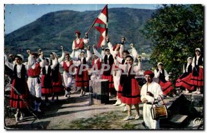 Old Postcard Folklore Basque So Fandango Garaztarrak Saint Jean Pied de Port ...