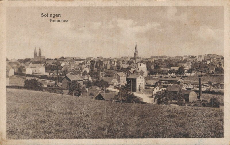 Germany Solingen Panorama Vintage Postcard 08.41