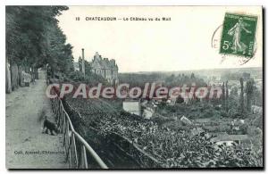 Old Postcard Chateaudun Vu Le Chateau Du Mail