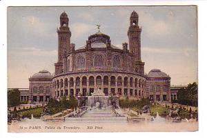 Palace of Trocadero, Paris France, Used 1913