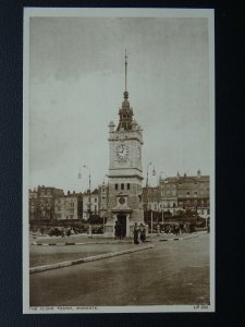 Kent MARGATE The Clock Tower & Thanet Restaurant Old Postcard by A.H.& S. LP202