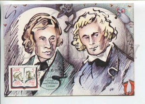 450003 EAST GERMANY GDR 1985 year maximum card Storytellers Brothers Grimm