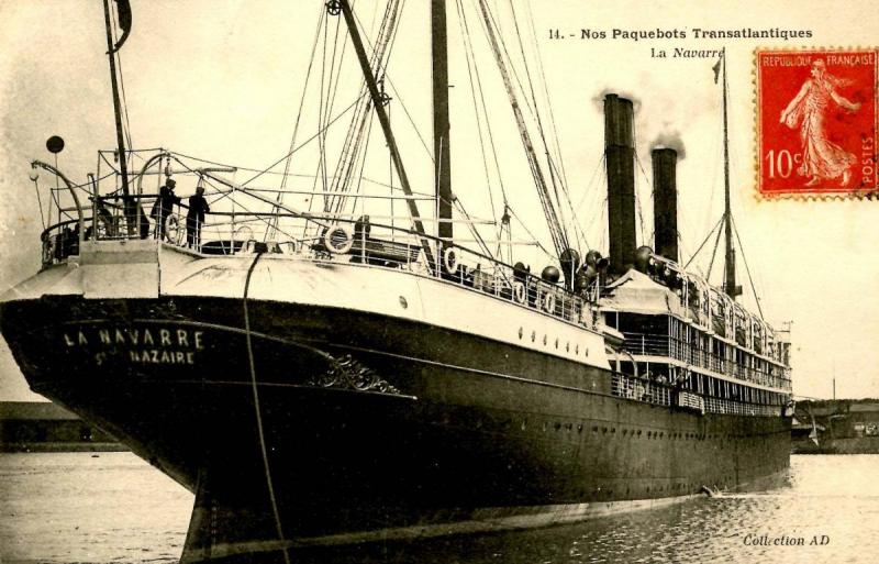Transantlantique - La Navarre, in Port