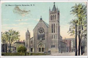 St Mary's Church, Syracuse NY    (crease)