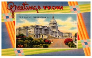 Washington DC  Greetings  U.S. Capitol