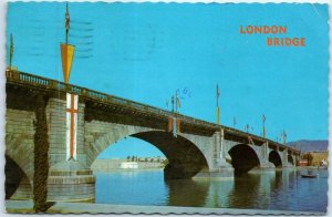Postcard - London Bridge - Lake Havasu City, Arizona