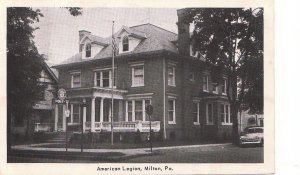 Postcard American Legion Milton PA