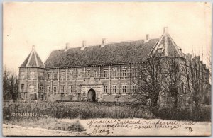 Voergaard Castle (Jylland) Dronninglund Denmark Antique Postcard