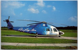 Helicopter Sikorsky S-76A II N769AL c/n 460048 Air Logistics Memorial Postcard