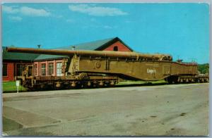 GROUND MD GERMAN RAILROAD GUN ANZIO ANNIE VINTAGE POSTCARD