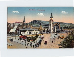 Postcard Hauptbahnhof, Hamburg, Germany