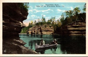 Wisconsin Dells Canoeing At Steamboat Rock