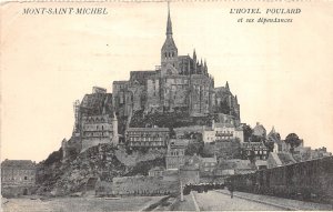 US21 Europe postcard France Mont Saint Michel l'Hotel Poulard