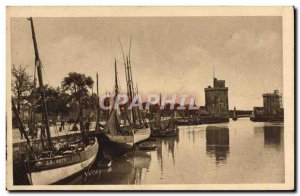 Old Postcard La Rochelle Port Yacht & # 39echouage