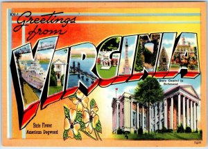 x22 Virginia SET c1960s VA State Greetings Chrome Photo Postcard Lot Vtg A183