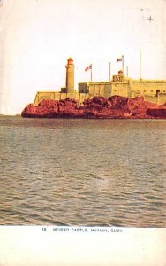 Morro Castle Havana Cuba, Republica de Cuba Writing on back 