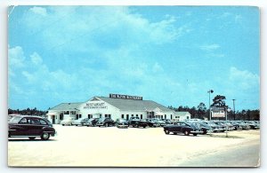 1950s TIFTON GA THE ALPINE RESTAURANT US HWY 82 DRIVE IN UNPOSTED POSTCARD P3866