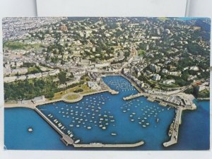 Vintage Postcard Aerial View of Torquay Harbour Bay & Town 1970s New Unused Vgc