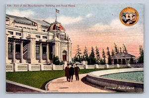 AYP ALASKA PACIFIC YUKON EXPOSITION SEATTLE WASHINGTON MFG BLDG POSTCARD (1909)