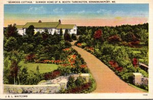 Maine Kennebunkport Seawood Cottage Home Of N Booth Tarkington 1939