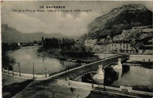 CPA GRENOBLE Pont de la Porte de France l'Isere et le Casque (685324)