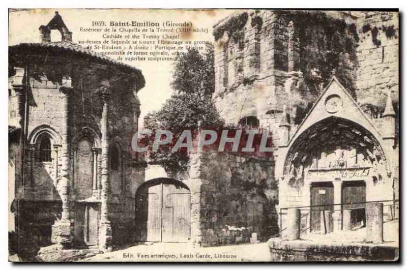 Postcard Old Saint Emilion