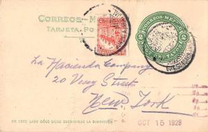 Mexico Correos Mail Card Government Postal Antique Postcard J69361