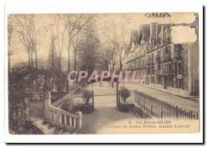  rooms of Bearn Vintage Postcard Avenue of the park Larrouy house