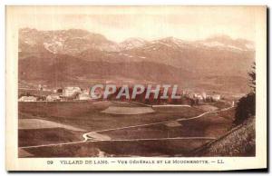 Old Postcard Villard de Lans Vue Generale and Moucherotte