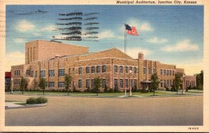 Kansas Junction City Municipal Auditorium 1943 Curteich