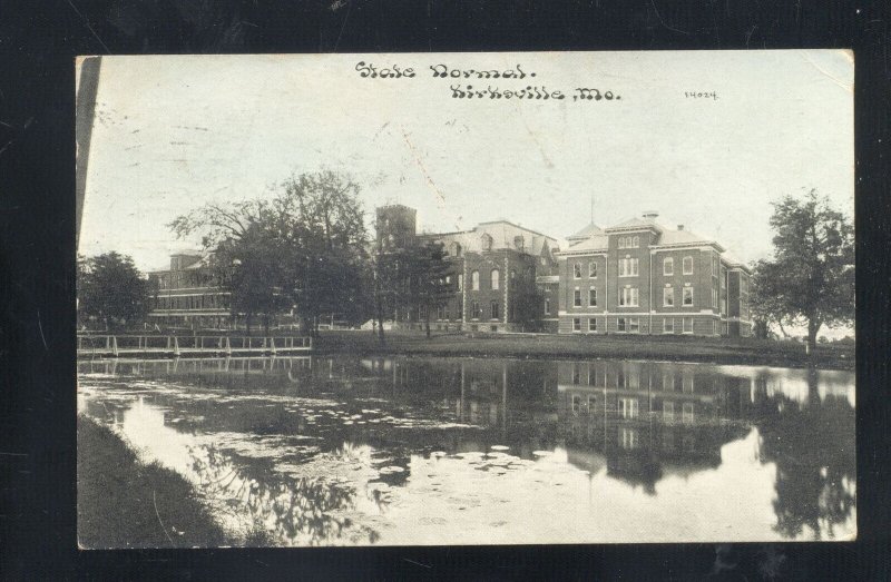 KIRKSVILLE MISSOURI MO. STATE NORMAL SCHOOL VINTAGE POSTCARD 1911