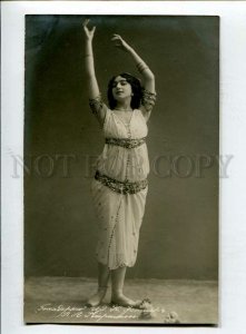 3140305 KARALLI Russia BALLET Bayadere BELLY DANCER Photo Old