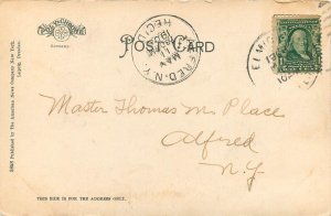 UDB Postcard; Elmira NY Elmira State Reformatory Prison, Chemung County, Posted
