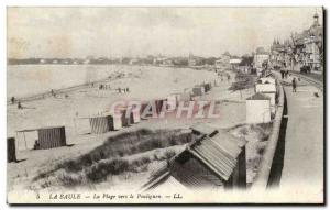 Old Postcard La Baule Beach to foal