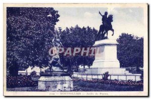 Postcard Old Garden Montpellier Peyrou