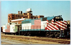 Postcard - Missouri-Kansas-Texas Railroad Co.'s Old Glory