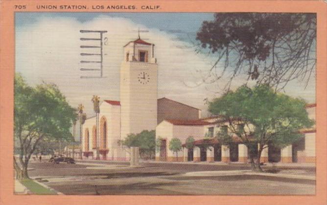 California Los Angeles Union Station 1956