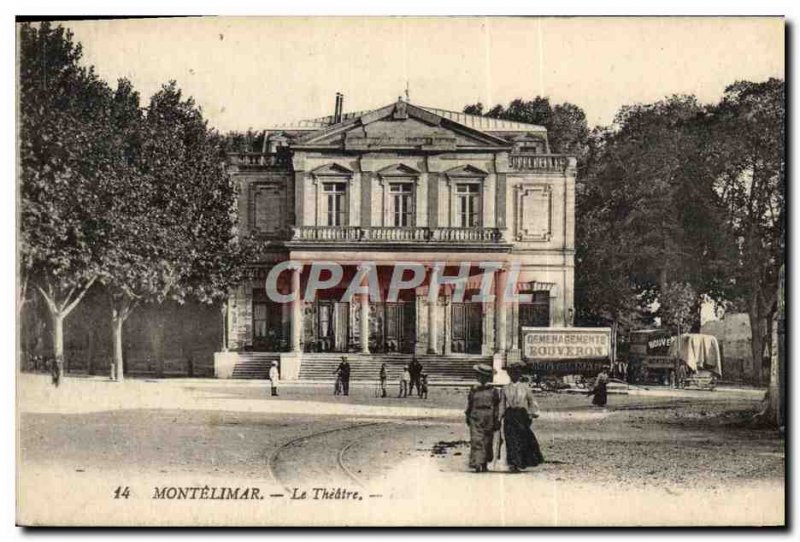 Postcard Old Theater Montelimar Demenagements Bouveron