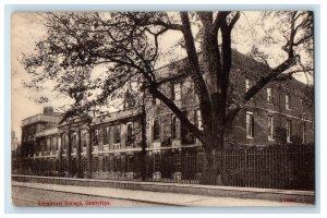 c1910's Emmanuel College Building Cambridge England UK Posted Antique Postcard