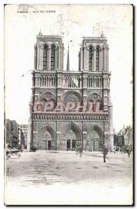 Paris Postcard Old Church of Our Lady