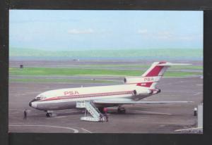 Pacific Southwest Boeing 727 Postcard 