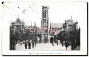 Old Postcard Church Paris Saint Germain the Auxerrois