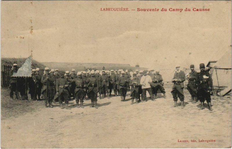 CPA LABRUGUIERE Souvenir du Camp du Causse (1087641)