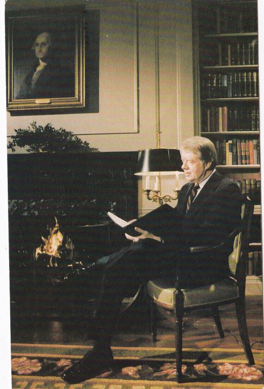 President Jimmy Carter In White House Reflecting On Camp David Peace Talks