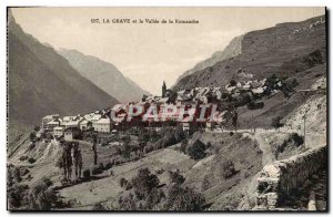 Old Postcard The Grave And the valley of the Romanche