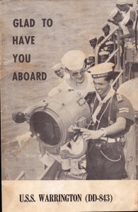 US Navy  USS Warrington  DD-843    7 x 5