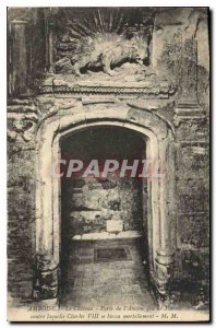 Postcard Old Amboise Chateau Gate of the Old Jeu de Paume against which Charl...