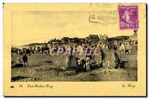 Fort Mahon - The Beach - Old Postcard