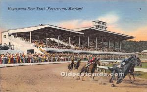 Hagerstown Race Track Hagerstown, Maryland, MD, USA Horse Racing Unused 