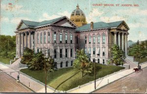 Missouri St Joseph Court House 1910